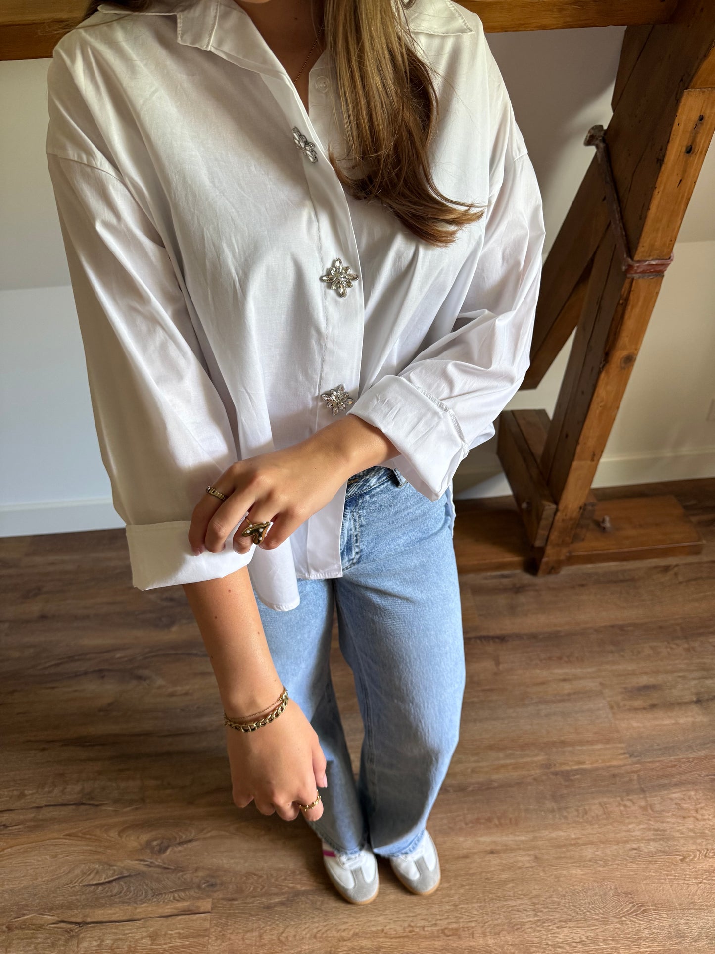 BIBI BLOUSE - WIT