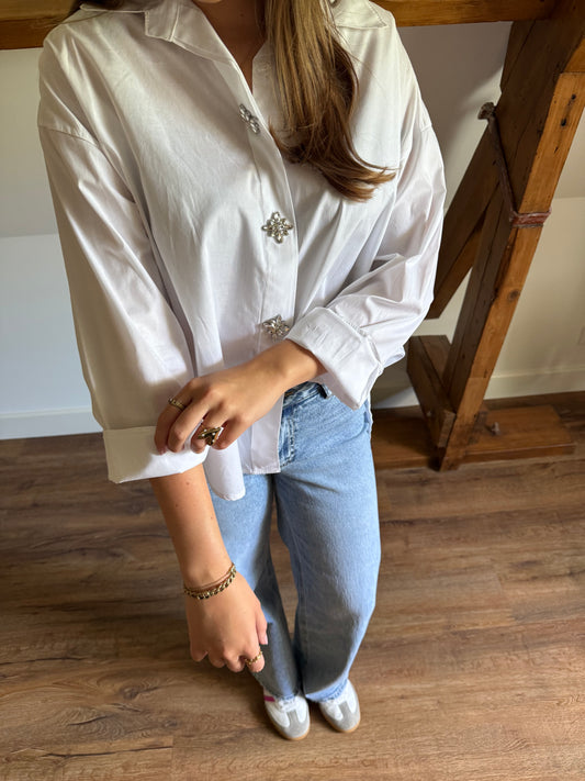 BIBI BLOUSE - WIT