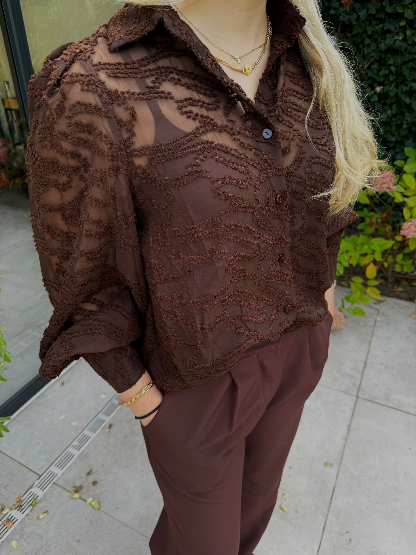 MAYA BLOUSE - BRUIN