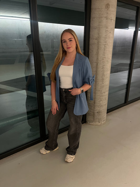 LOLA BLAZER - BLAUW
