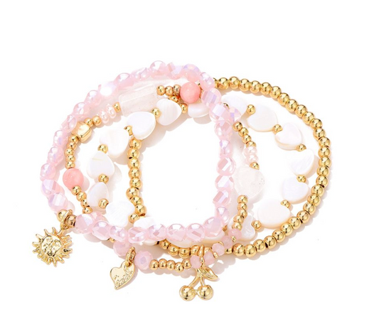 ARMBANDEN SET - ROZE